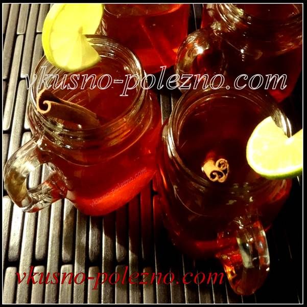 Чай с лимоном, медом и специями Чай с лимоном, медом и специями