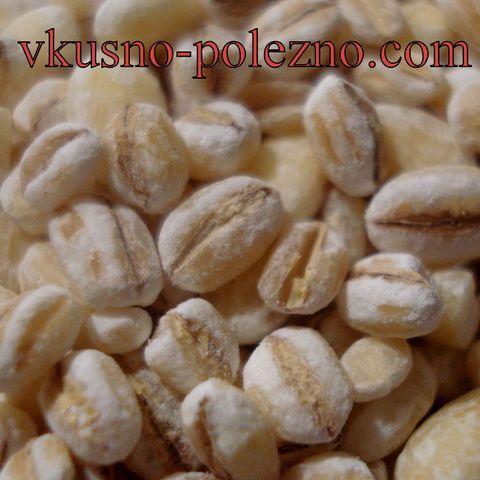 Перловая крупа Перловая крупа сделана из ячменя (Hordeum vulgare), одного из основных злаков.
