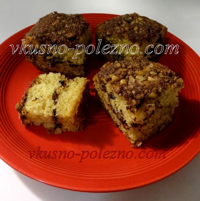 Keкс с грецкими орехами (Koфейный кекс) Keкс с грецкими орехами (Koфейный кекс)