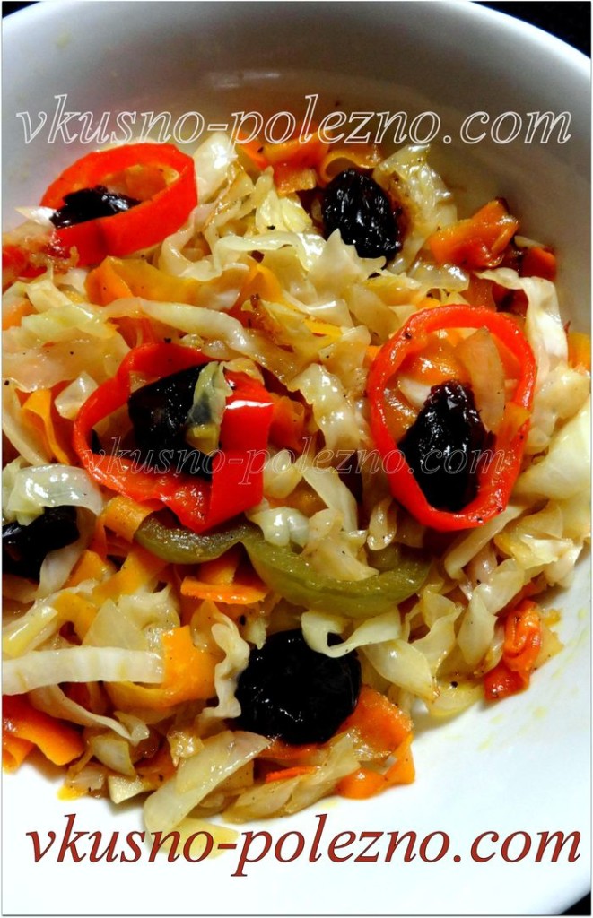 Капустный салат, - это вкусно и полезно!