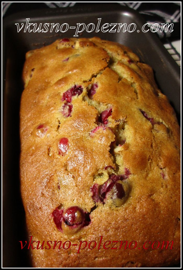 Сдобный хлеб с клюквой (кирпичик) Сдобный хлеб с клюквой (кирпичик)