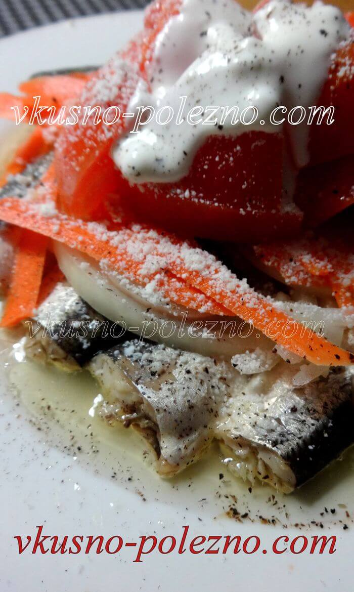Сардины с морковью салат